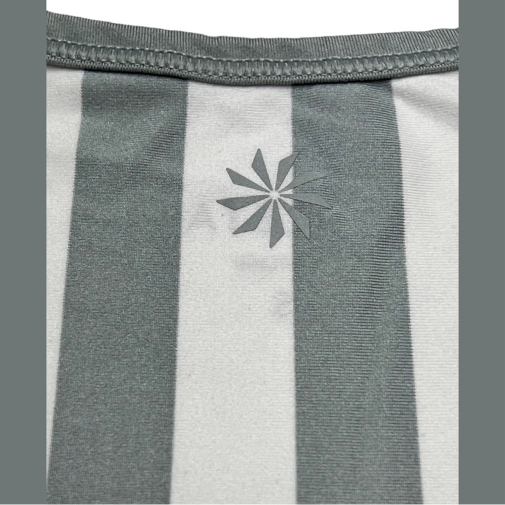 ATHLETA Active Tank in Gray and White Stripes! - Picture 6 of 6